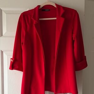 Red Women's Blazer